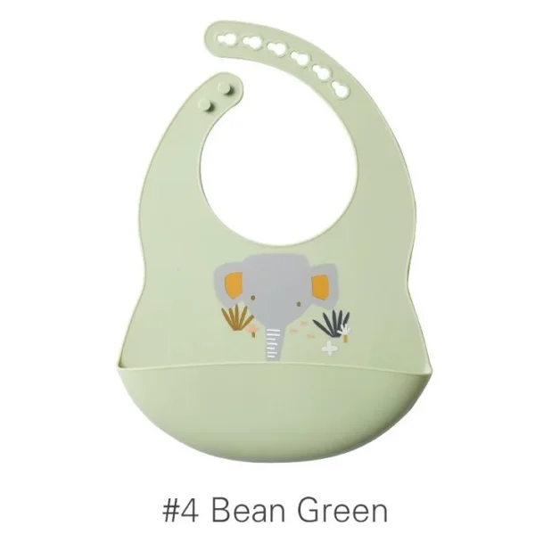 bavoir éléphant silicone