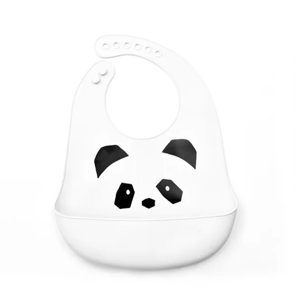 bavoir silicone panda bébé